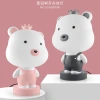 Crown Bear Night Light Bedroom bedside Lamp, boy and girl sleep lamp, creative birthday gift, cute desk lamp details Picture
